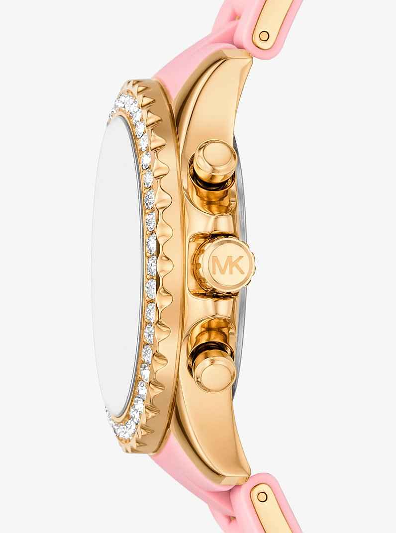 Michael Kors Everest MKO1134 Women's Gold Stainless Steel Watch 40mm