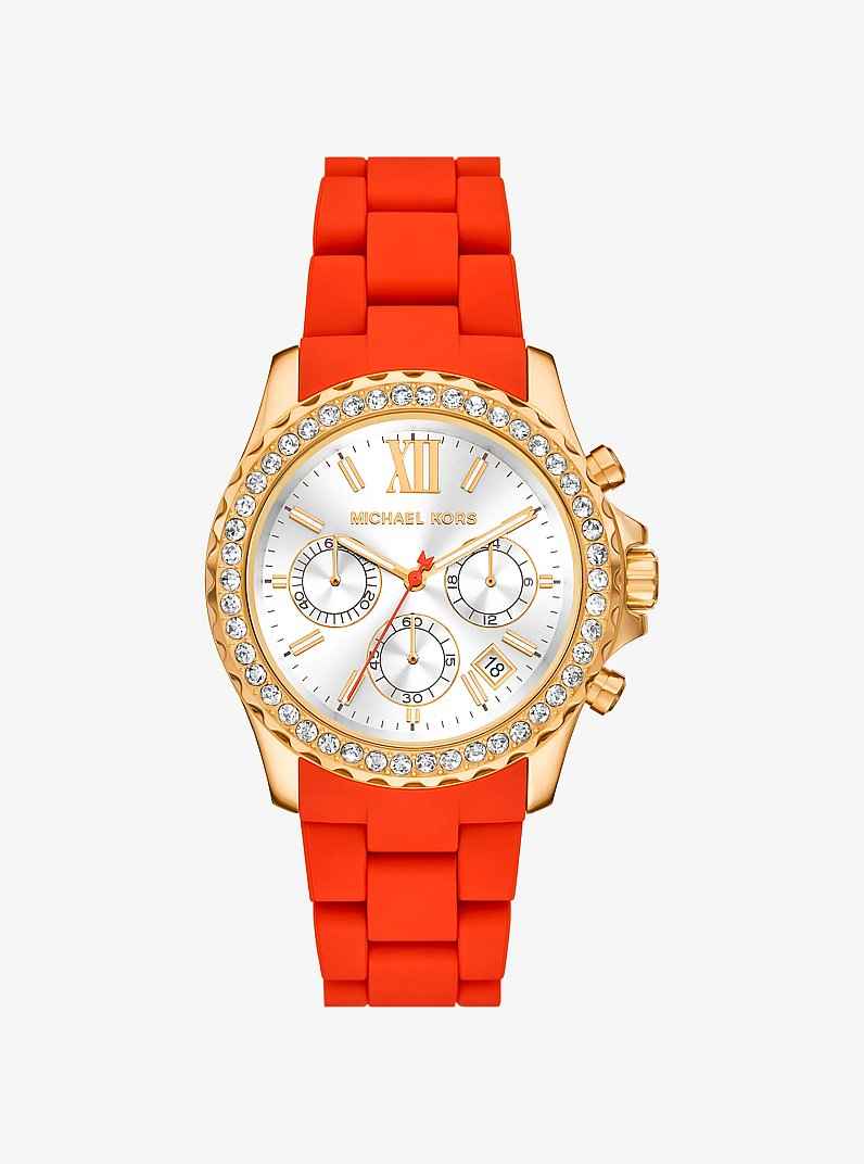 Michael Kors Everest MKO1135 Women's Gold Stainless Steel Watch 40mm