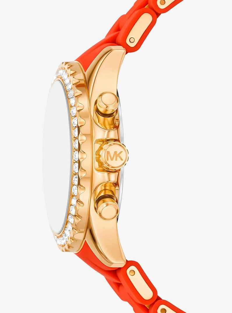 Michael Kors Everest MKO1135 Women's Gold Stainless Steel Watch 40mm