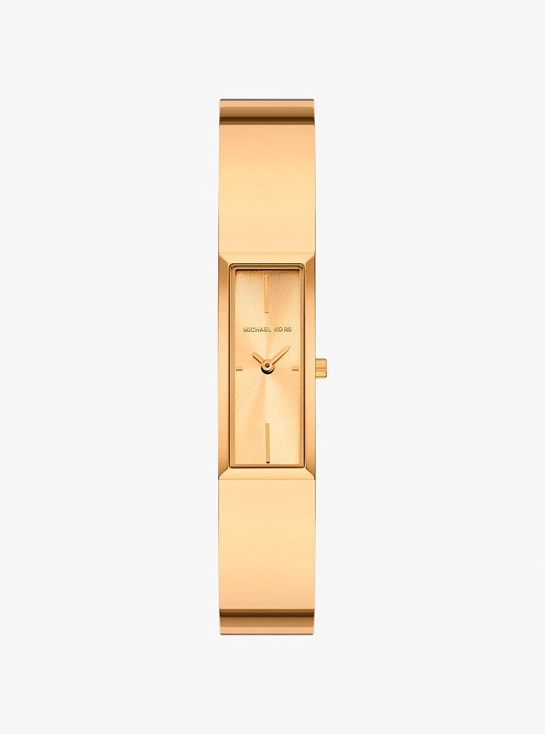 Michael Kors MKO1142 women's gold stainless steel bangle watch