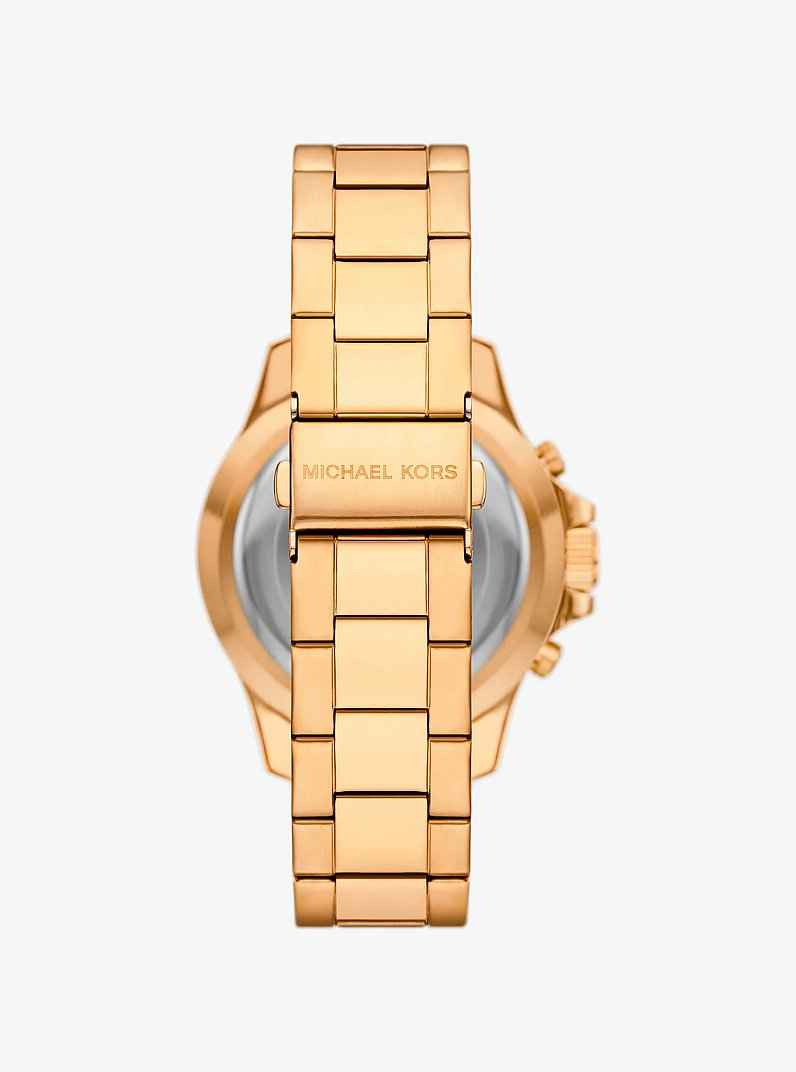 Michael Kors Everest MKO1159 Men's Gold Stainless Steel Watch 45mm