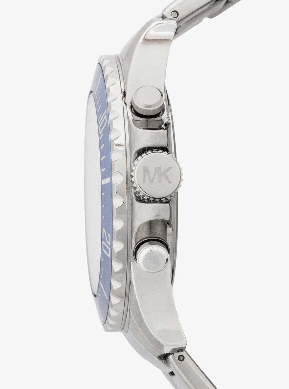 Michael Kors MKO1182 silver bracelet chronograph wristwatch