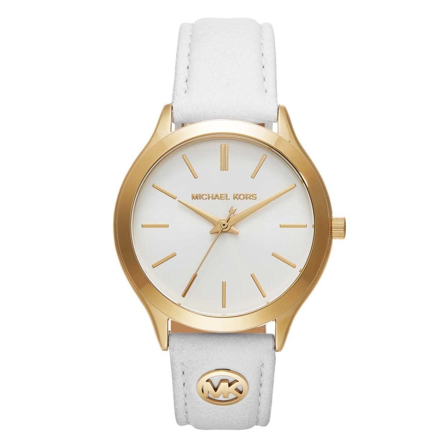Michael Kors Slim Runway MK7466 women's leather strap watch