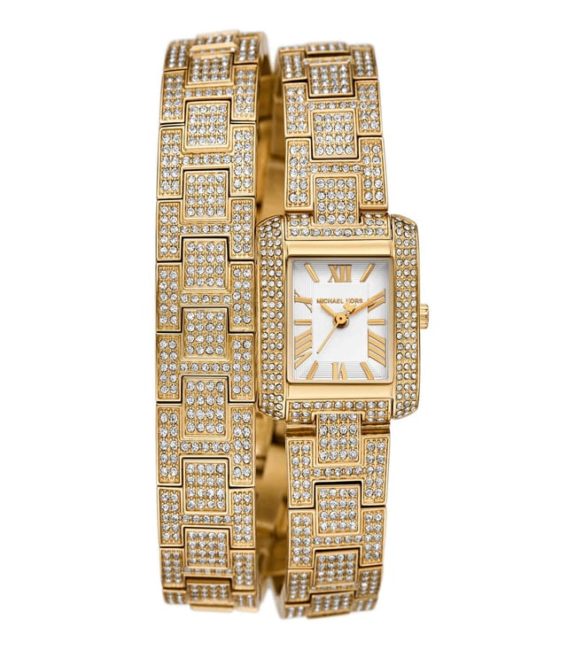 Michael Kors Emery MK4835 women's gold double wrap watch