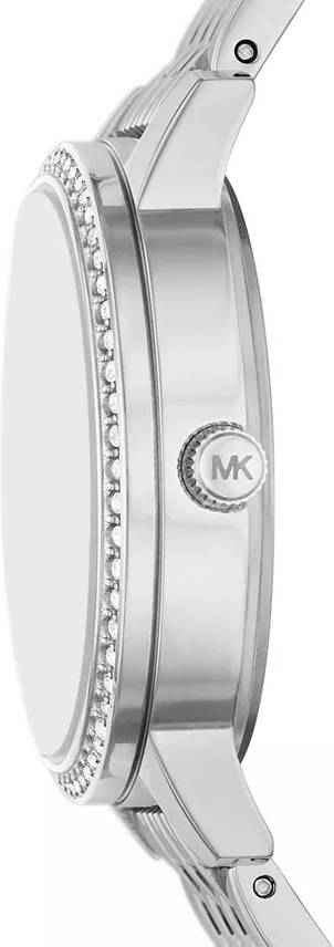 Michael Kors Melissa Gift Set MK1055 Women's Silver Dial Silver-Tone Stainless Steel Watch