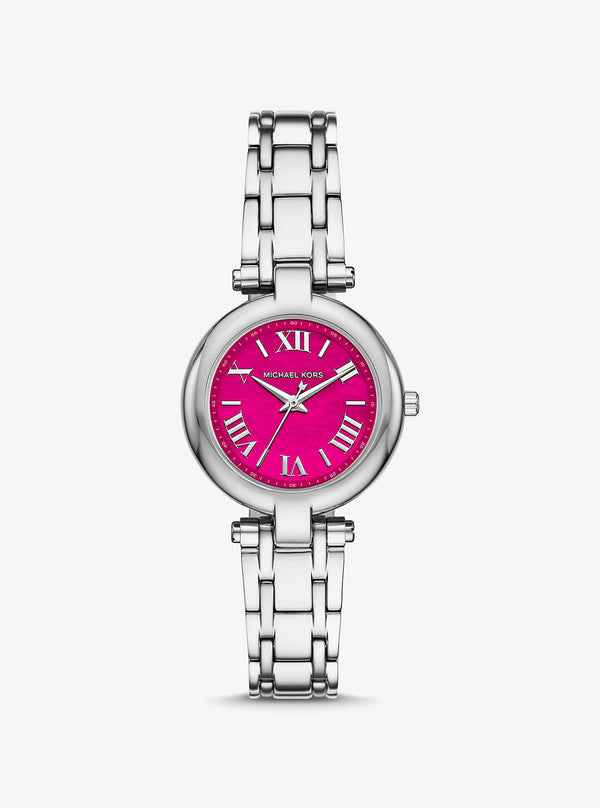 Michael Kors Laney MKO1127 Women's Silver Stainless Steel Watch 30mm