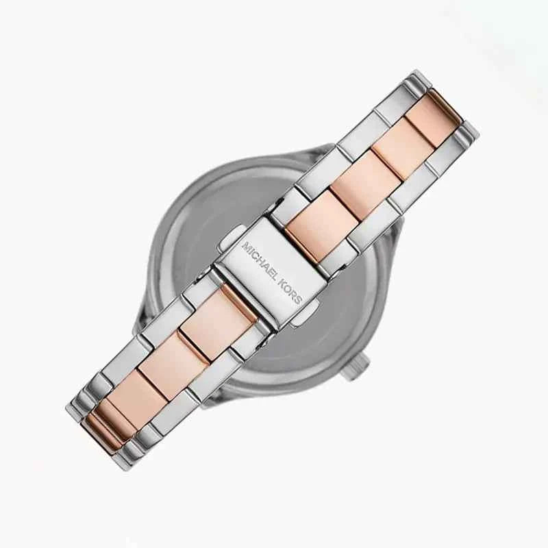 Michael Kors Slim Runway Gift Set MK1045 Women's Silver Dial Two-Tone Stainless Steel Watch