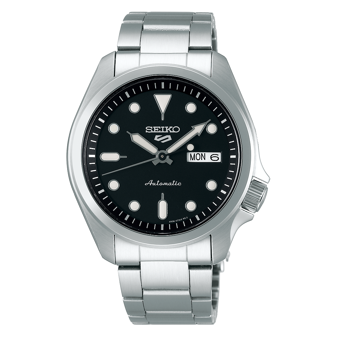 Seiko SRPE55K1 Automatic Day/Date Stainless Steel Men’s Watch - Luxverse