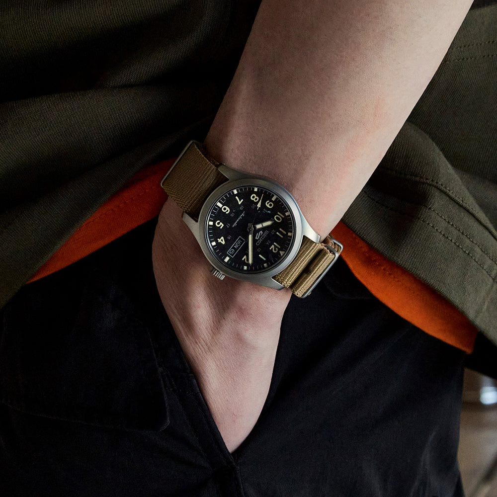 Seiko 5 Sports SRPG35K1 Automatic Men’s Watch – Field Series - Luxverse