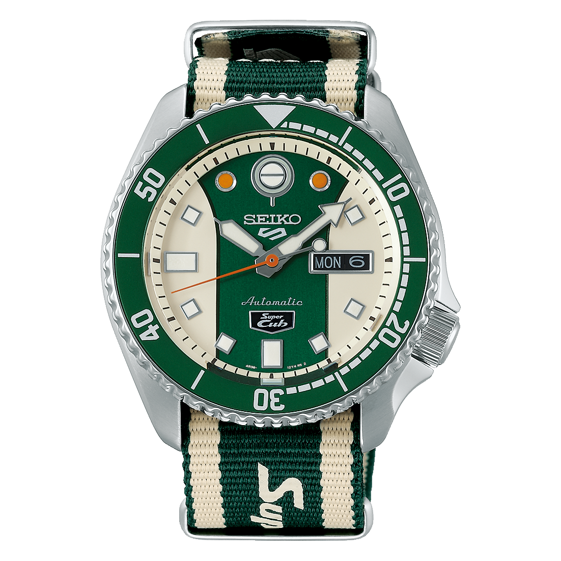 Seiko 5 Sports SRPJ49K1 Limited Edition Automatic Nylon Strap Men’s Watch - Luxverse