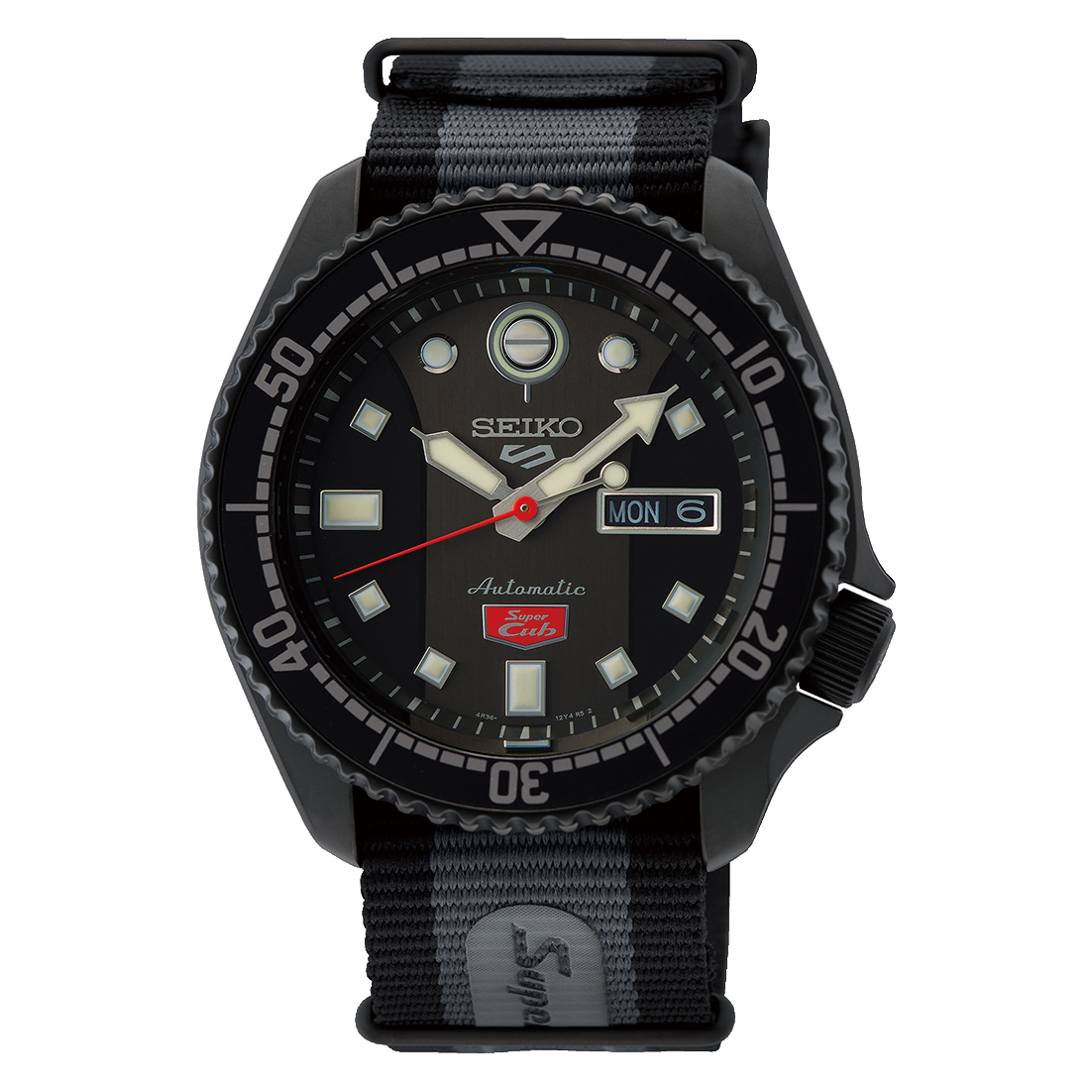 Seiko 5 Sports SRPJ75K1 Limited Edition Automatic Nylon Strap Men’s Watch - Luxverse