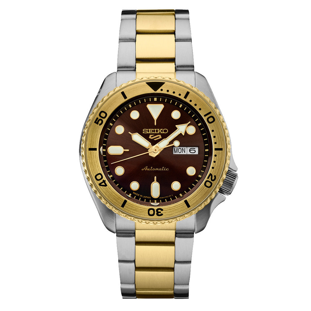 Seiko 5 Sports SRPK24 Automatic Stainless Steel Men’s Watch - Luxverse