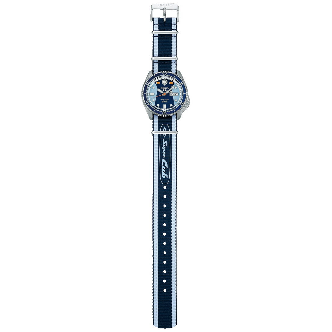 Seiko 5 Sports SRPK37K1 Automatic Nylon Strap Men’s Watch - Luxverse