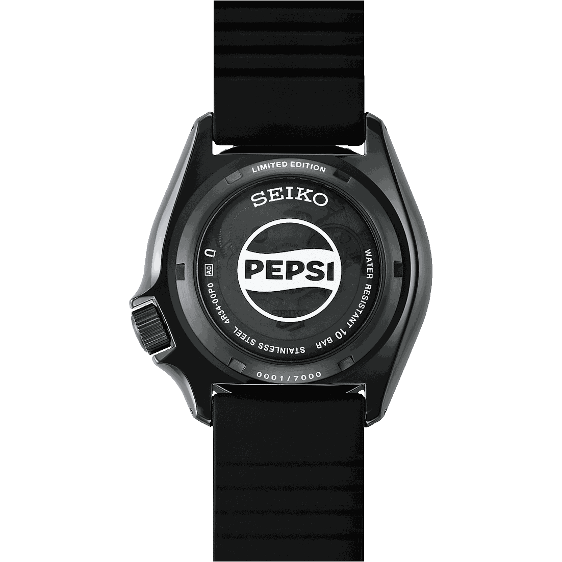 Seiko SSK047K1 Automatic GMT Limited Edition Silicone Strap Men’s Watch - Luxverse