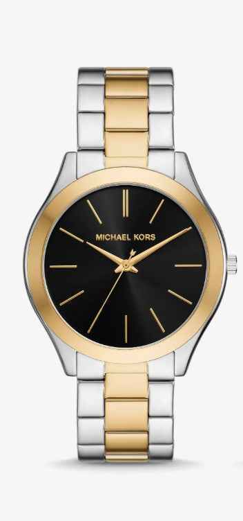 Michael Kors MKO9013 Men's Two Tone Stainless Steel Watch Gift Set 42mm