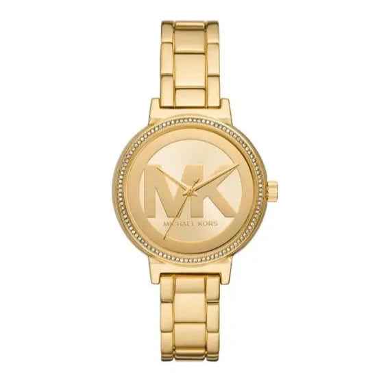 Michael Kors MKO1051 Women's Gold Stainless Steel Watch 36mm