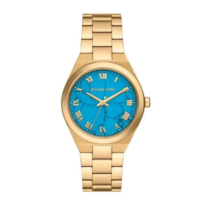 Michael Kors Women's Gold Crystal Analog Watch