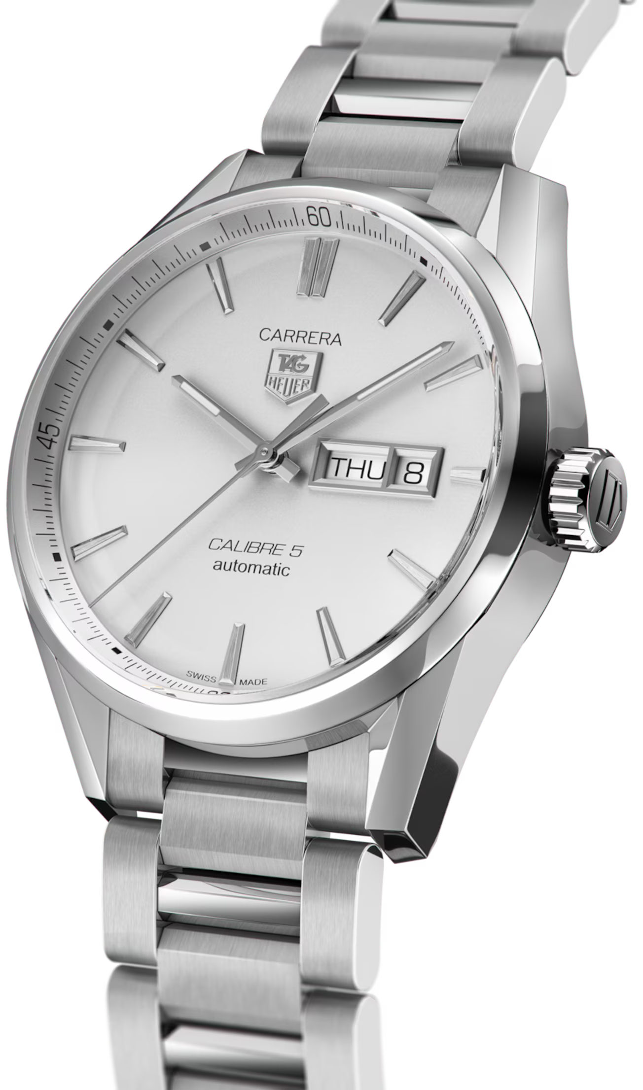 TAG Heuer WAR201B.BA0723 Carrera Automatic 41MM Stainless Steel Mens Watch - Luxverse
