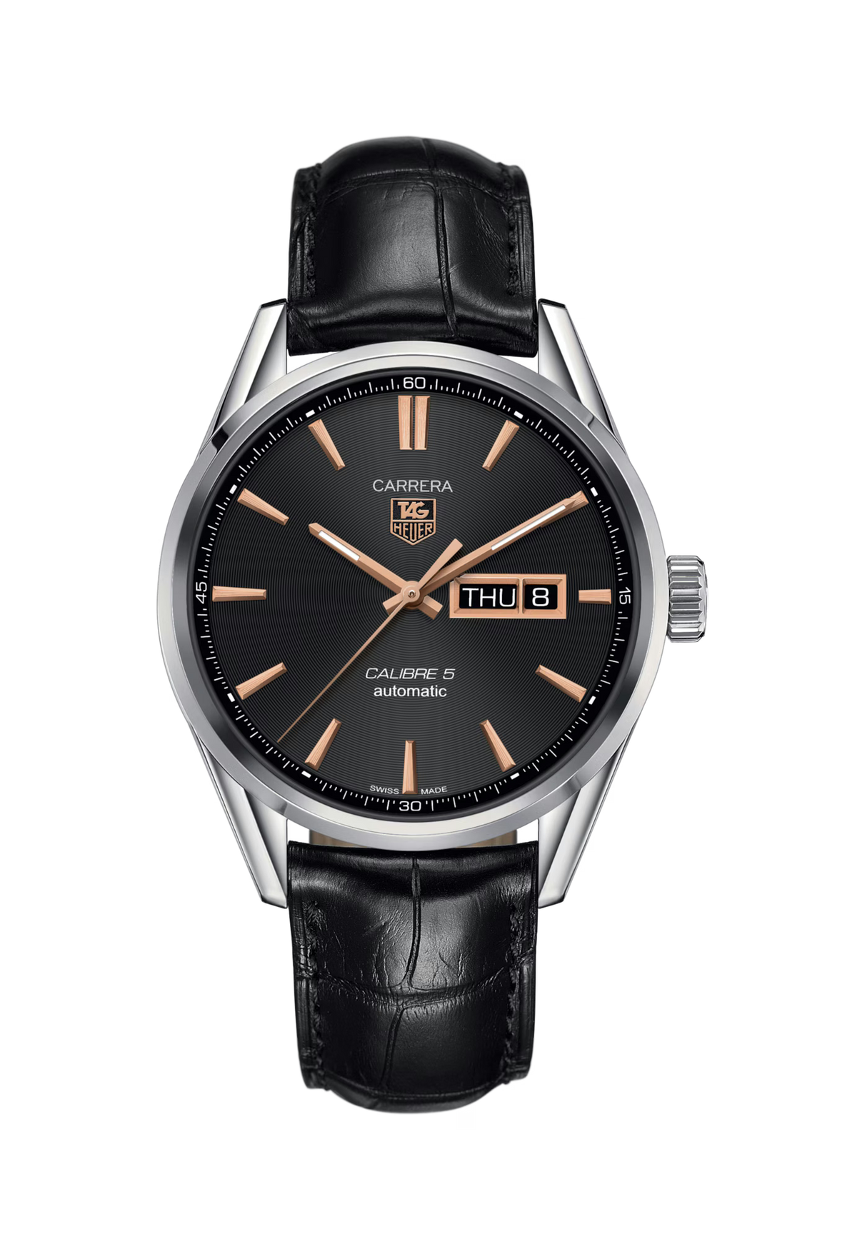 TAG Heuer WAR201C.FC6266 Carrera Calibre 5 41mm Automatic Mens Watch - Luxverse