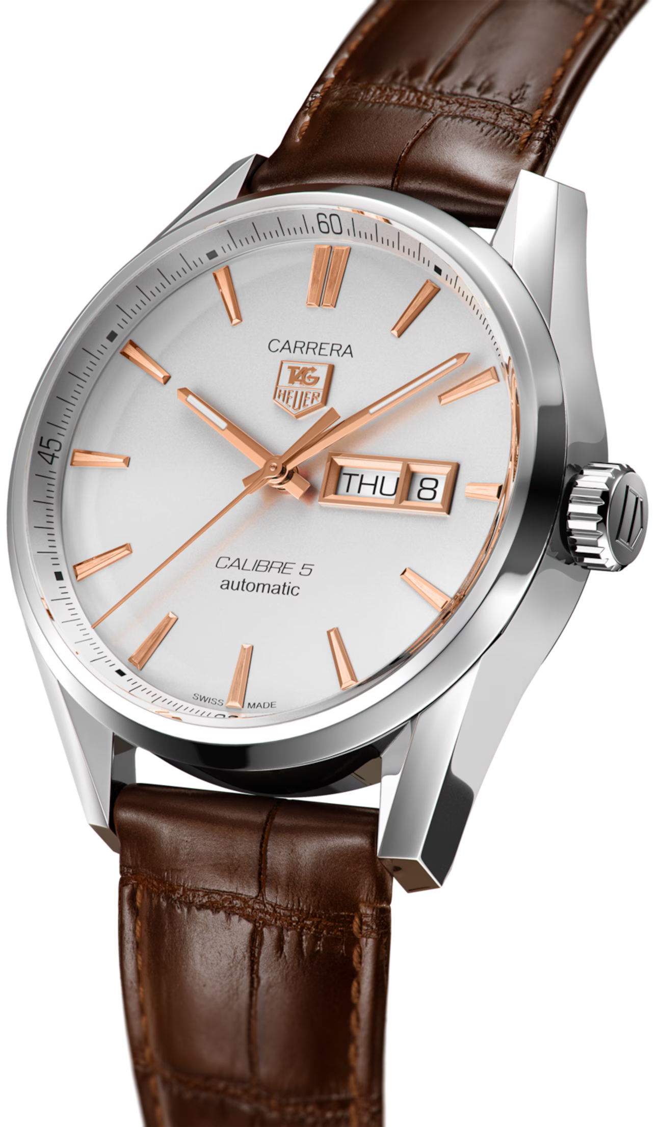 TAG Heuer WAR201D.FC6291 Carrera Calibre 5 Automatic 41mm Mens Watch - Luxverse