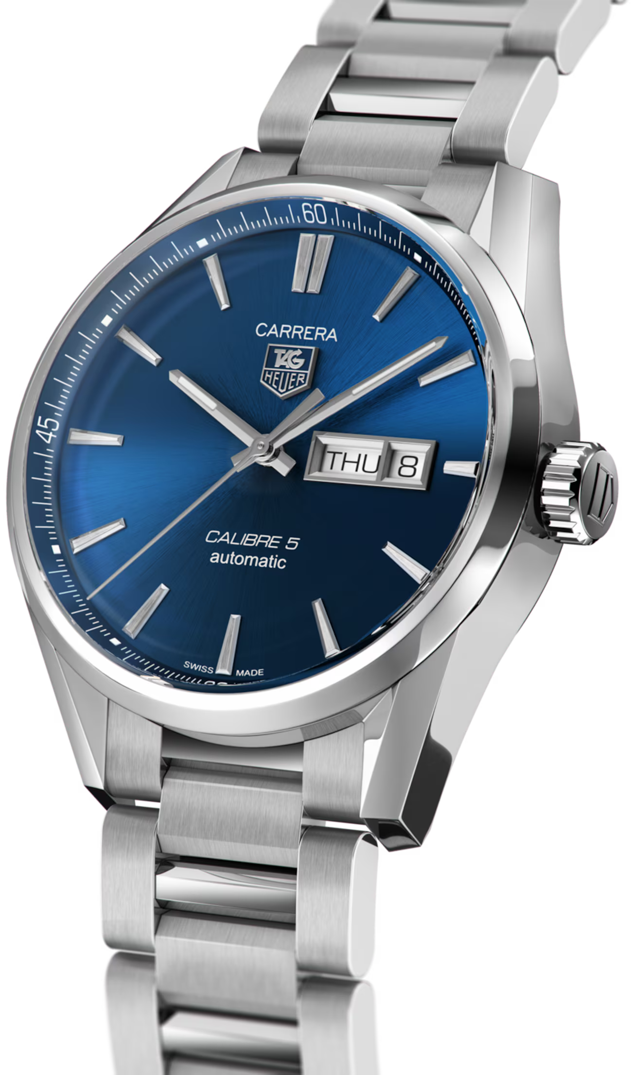 TAG Heuer WAR201E.BA0723 Carrera Calibre 5 41mm Swiss Automatic - Luxverse
