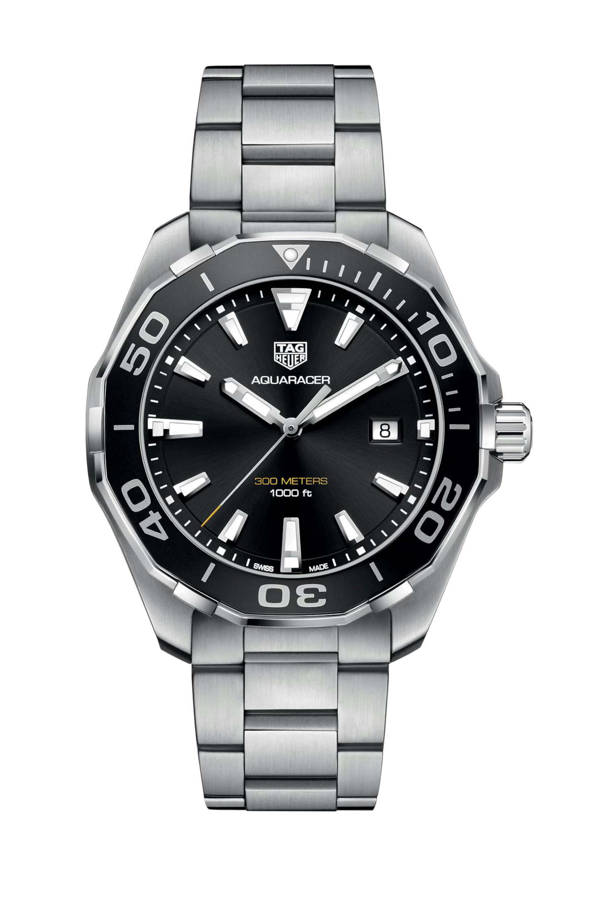 TAG Heuer WAY101A.BA0746 Aquaracer 300M Quartz 43mm Mens Watch - Luxverse