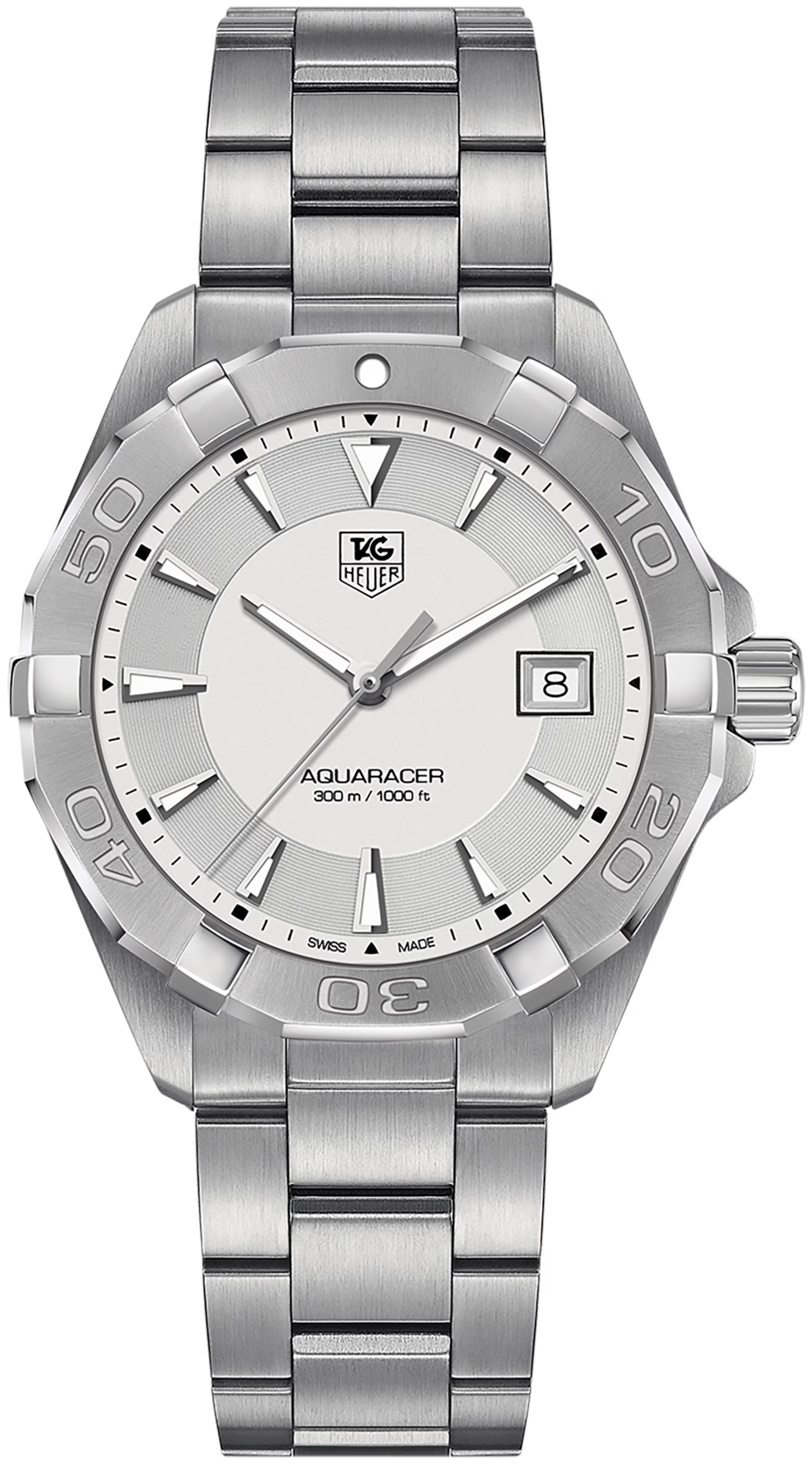 TAG Heuer WAY1111.BA0928 Men's 'Aquaracer' Quartz Stainless Steel - Luxverse