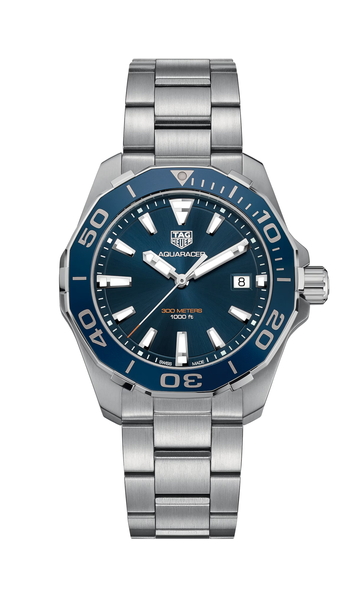 TAG Heuer WAY111C.BA0928 Aquaracer Mens Quartz 41mm Mens Watch - Luxverse