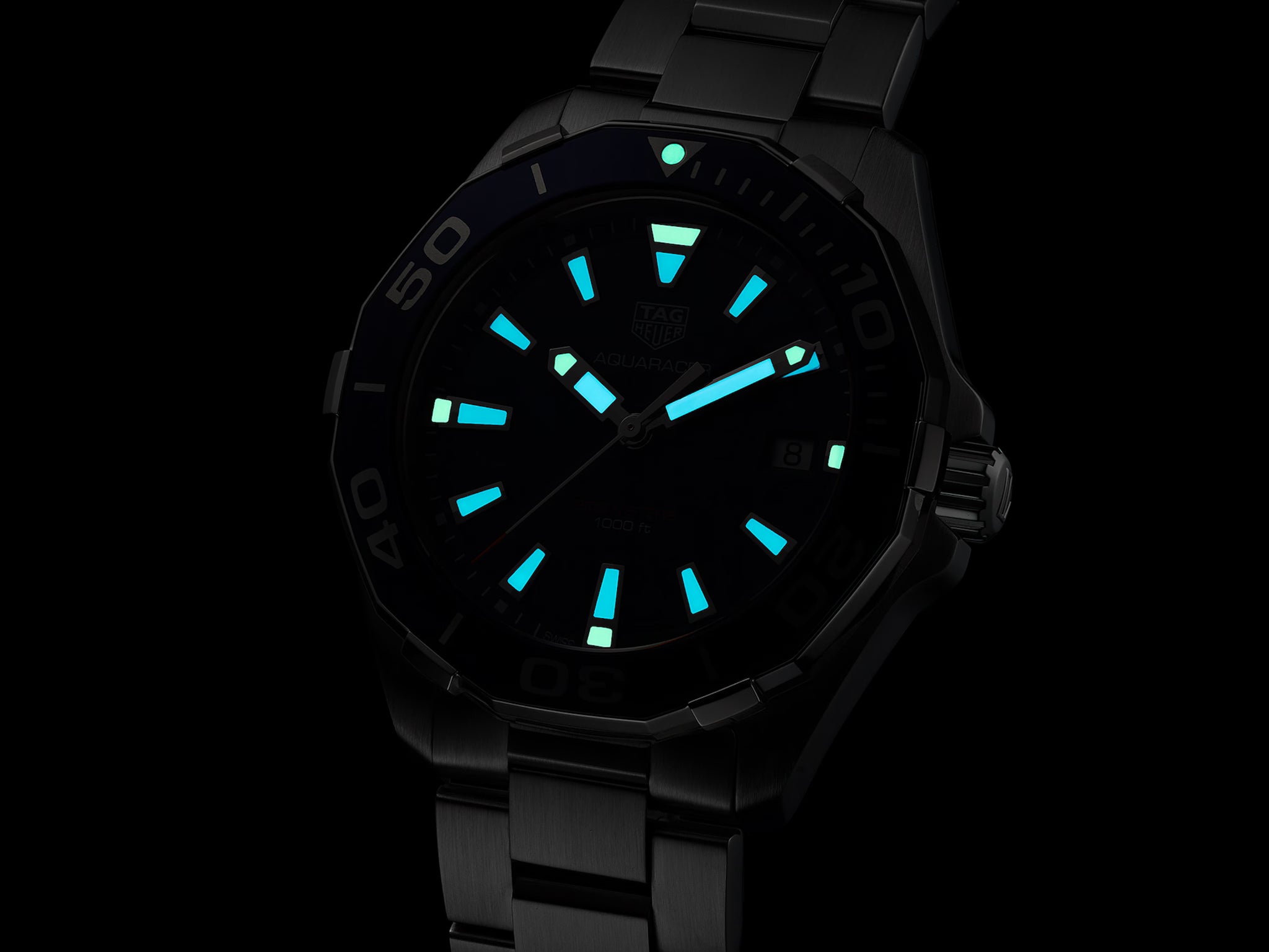 TAG Heuer WAY111C.BA0928 Aquaracer Mens Quartz 41mm Mens Watch - Luxverse