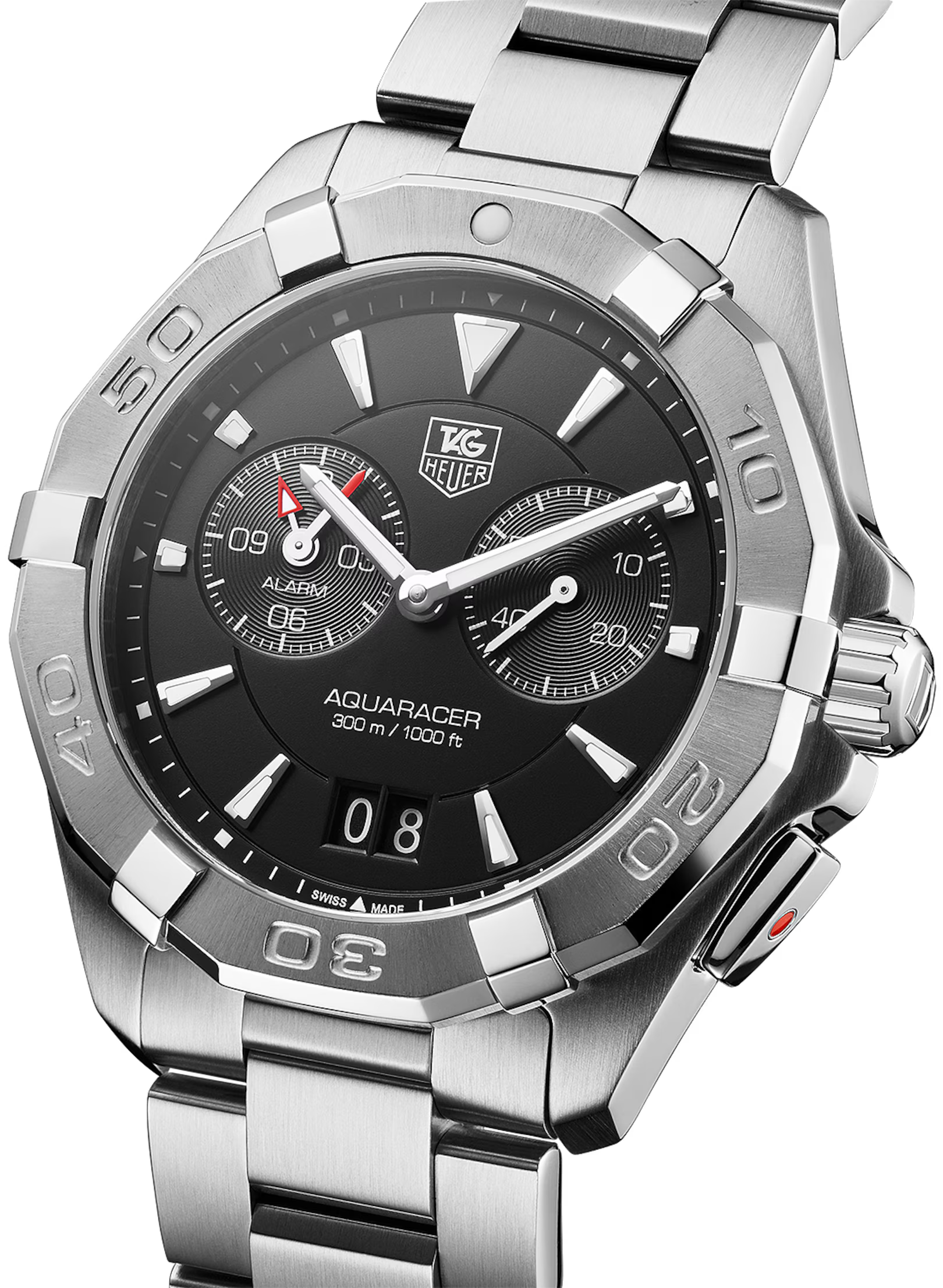 TAG Heuer WAY111Z.BA0928 Aquaracer Black Dial Men's Watch - Luxverse
