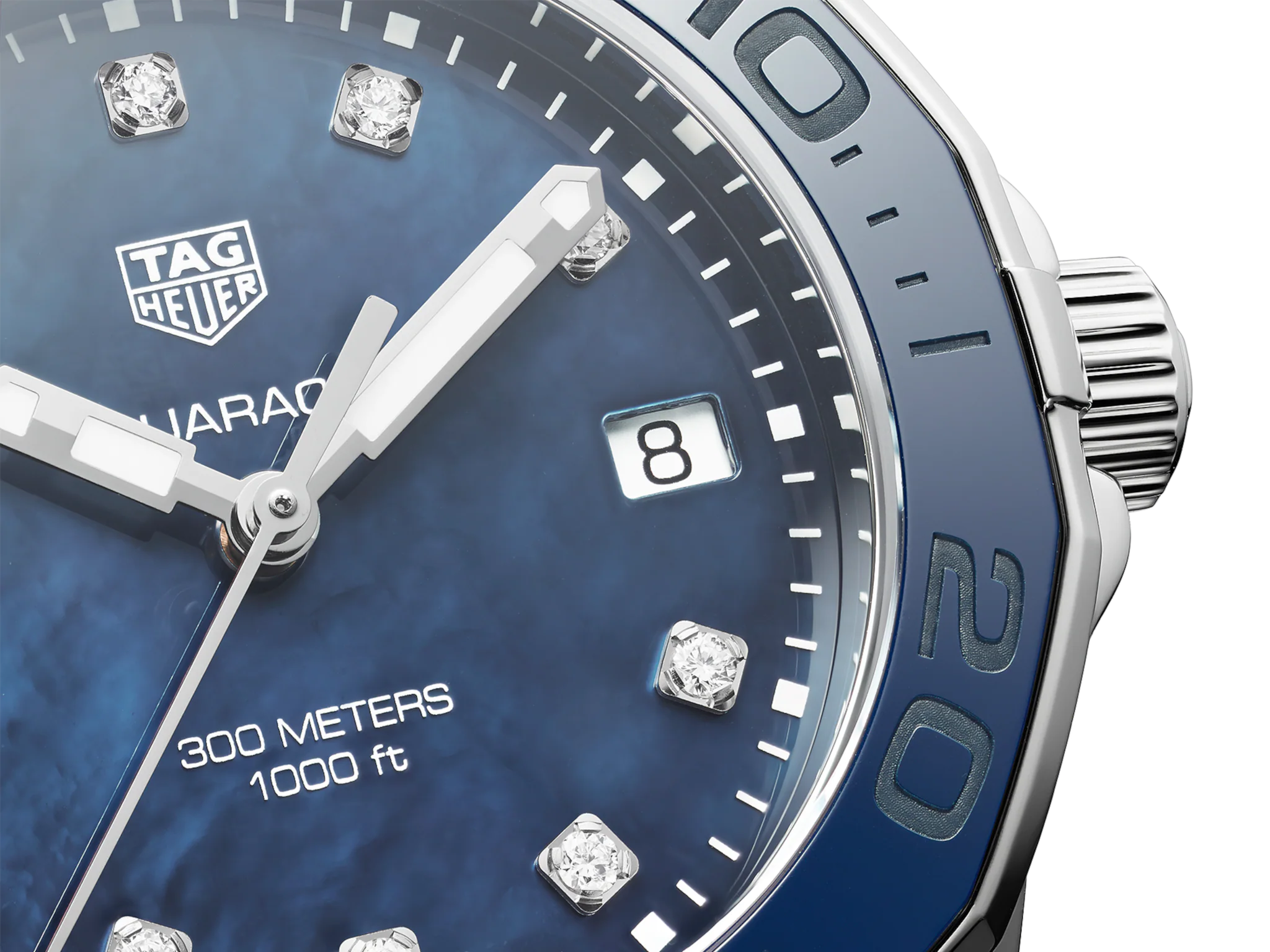 TAG Heuer Aquaracer Quartz Watch 35 mm Blue Dial – WAY131L.BA0748 - Luxverse