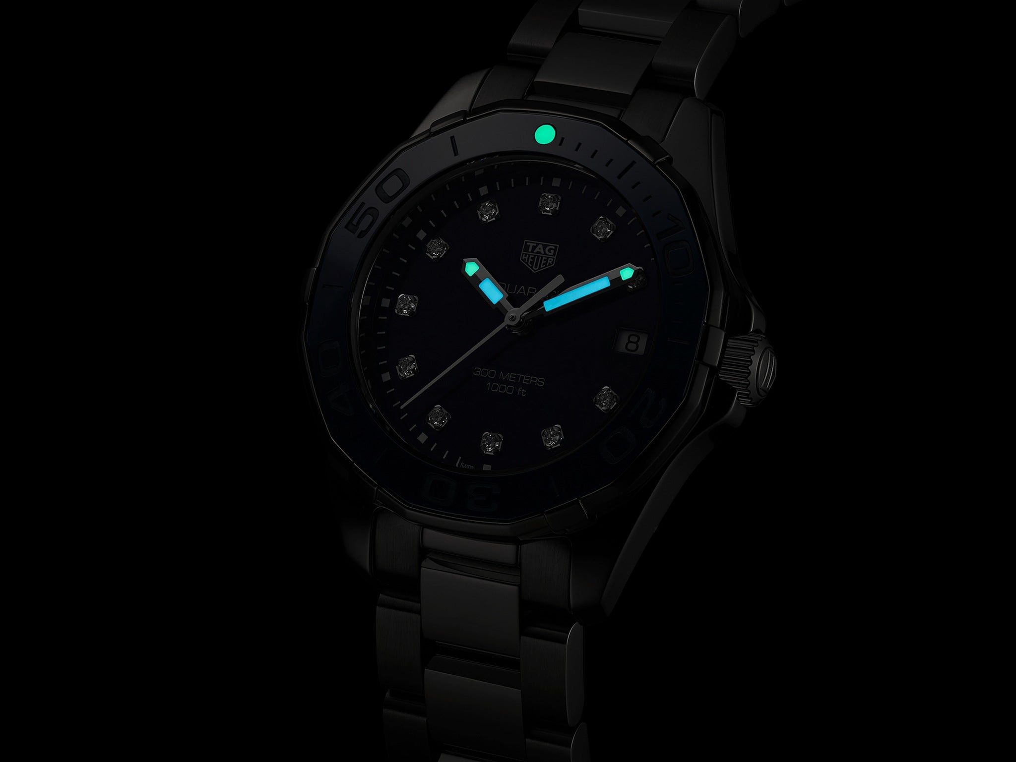 TAG Heuer Aquaracer Quartz Watch 35 mm Blue Dial – WAY131L.BA0748 - Luxverse