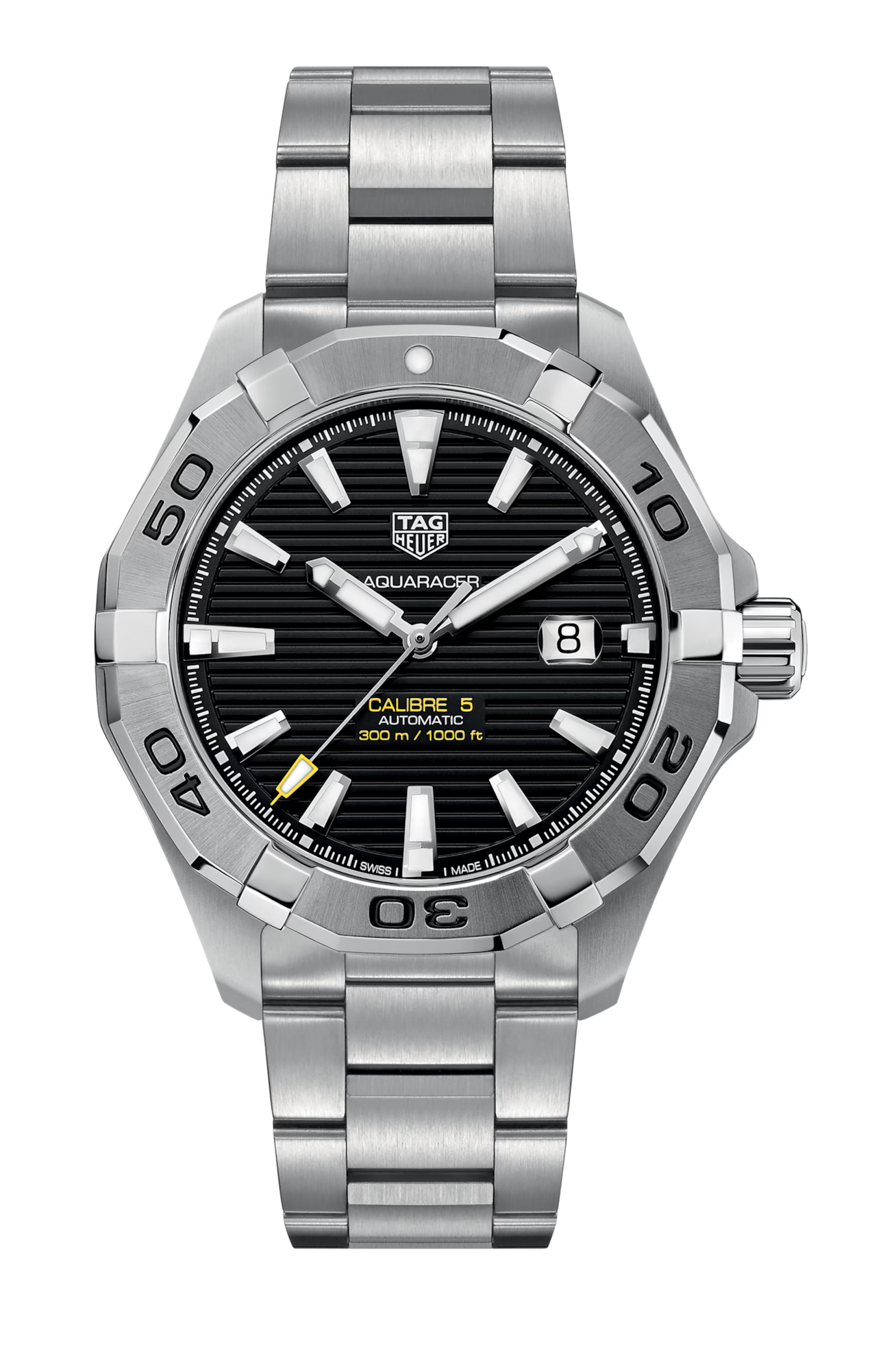 TAG Heuer WAY2010.BA0927 Aquaracer Calibre 5 Black - Luxverse