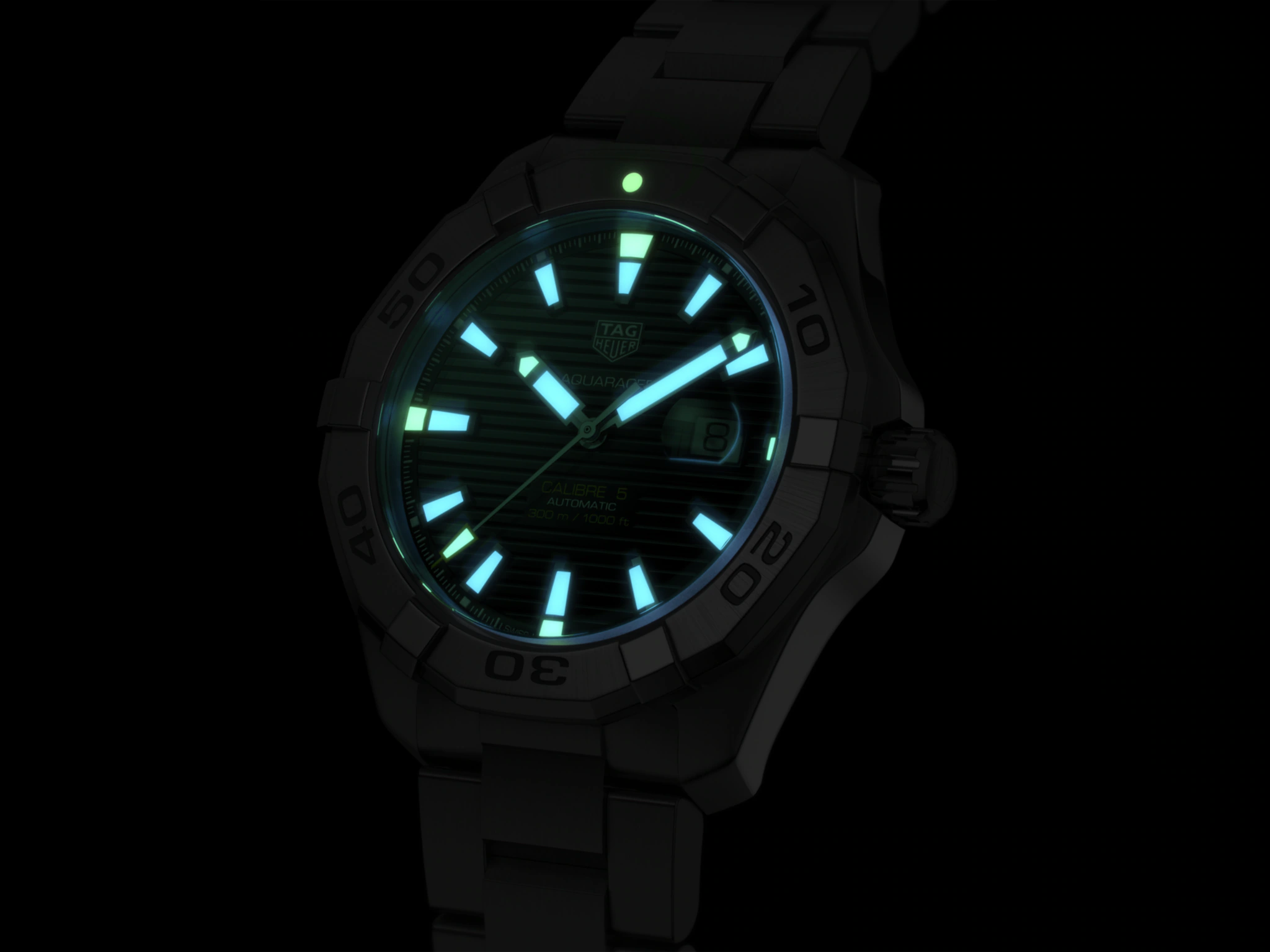 TAG Heuer WAY2010.BA0927 Aquaracer Calibre 5 Black - Luxverse