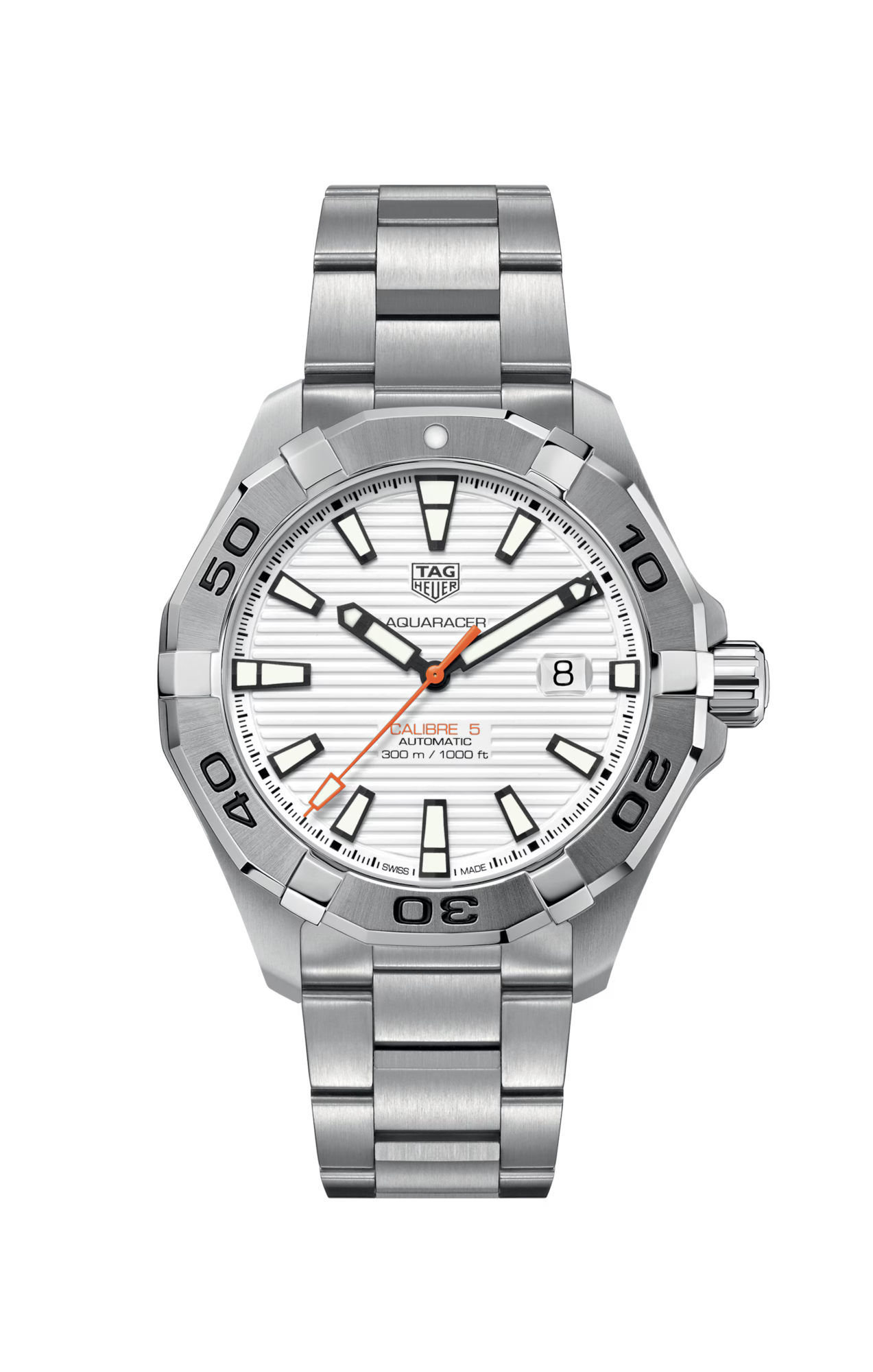 TAG Heuer WAY2013.BA0927 Aquaracer Calibre 5 43mm Automatic Mens Watch - Luxverse