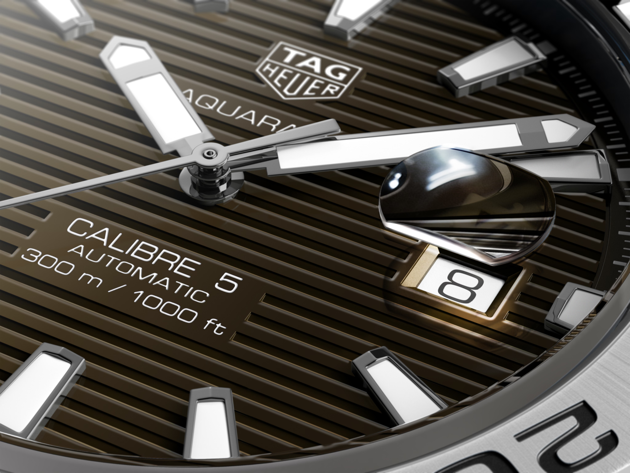 TAG Heuer WAY2018.BA0927 Aquaracer Calibre 5 Mens Watch - Luxverse