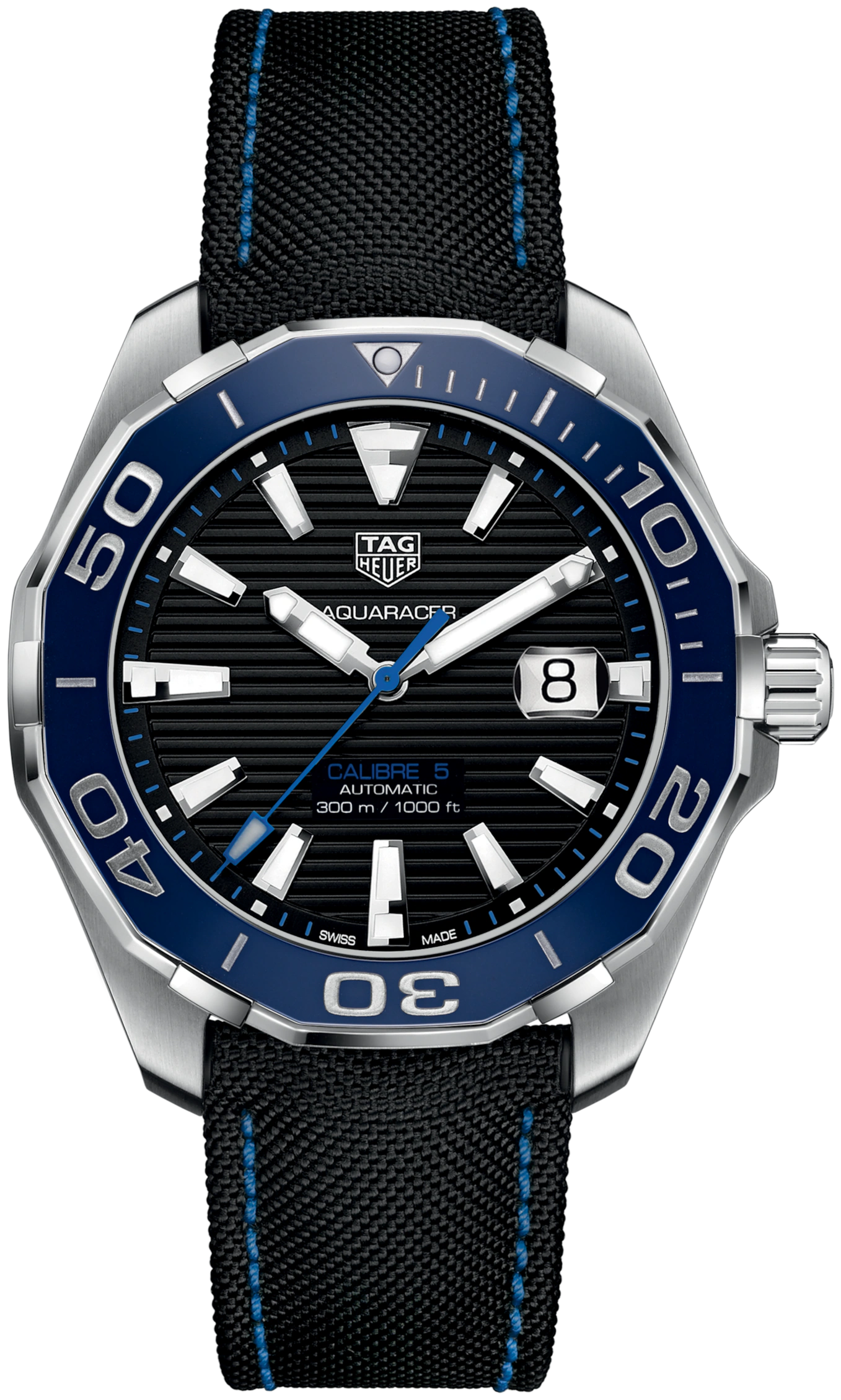 TAG Heuer WAY201C.FC6395 Aquaracer 43mm Mens Watch - Luxverse