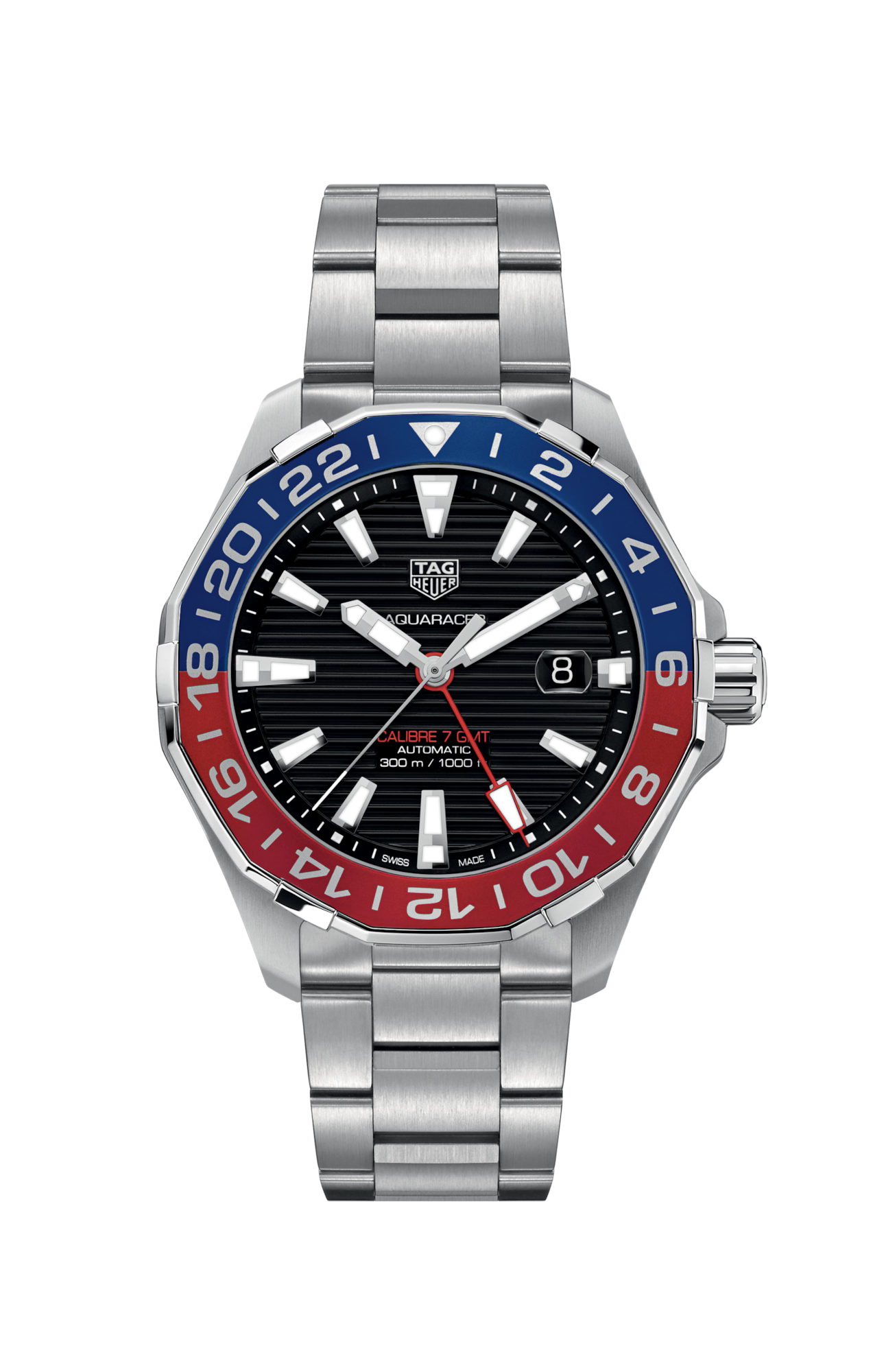 TAG Heuer WAY201F.BA0927 Aquaracer Calibre 7 43mm Mens Watch - Luxverse