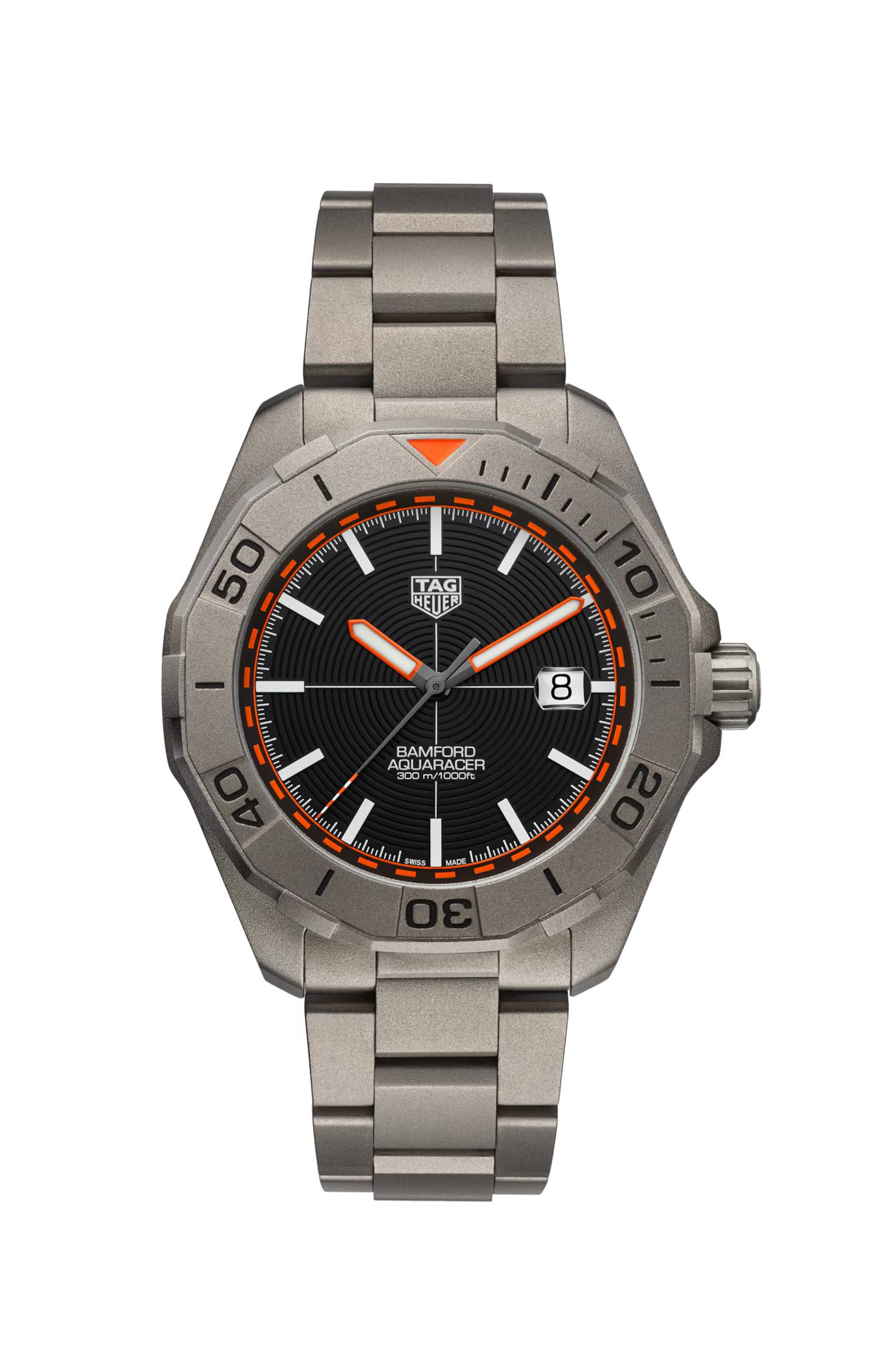 TAG Heuer WAY208F.BF0638 Aquaracer Automatic Black Dial Men's Watch - Luxverse