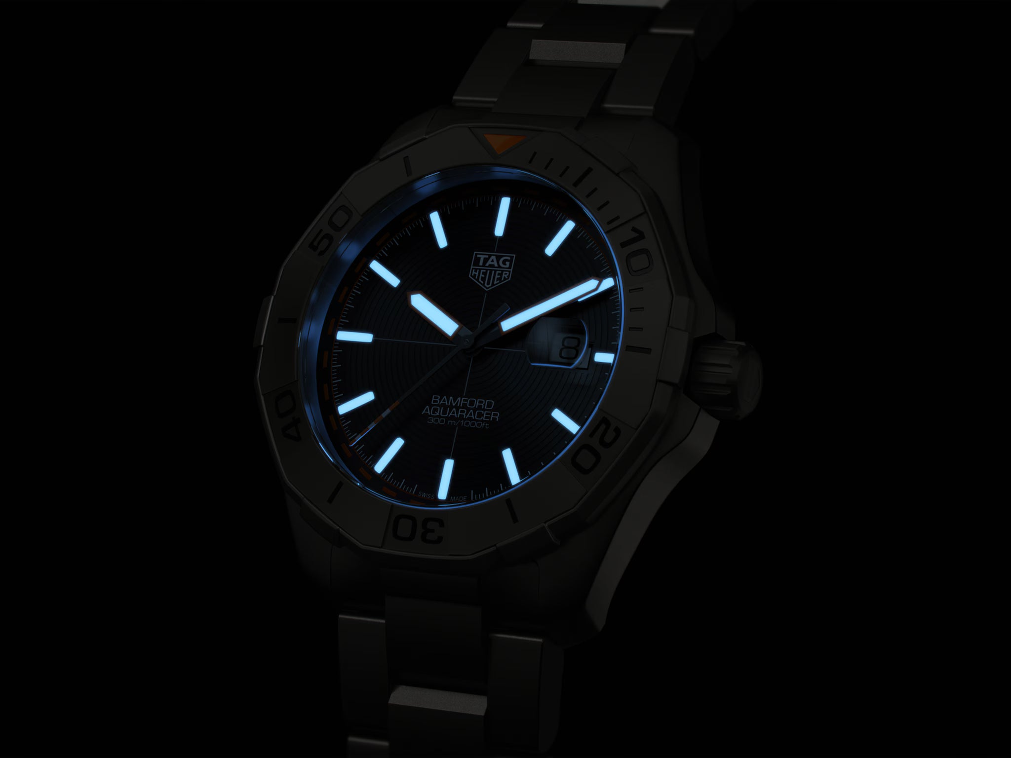 TAG Heuer WAY208F.BF0638 Aquaracer Automatic Black Dial Men's Watch - Luxverse