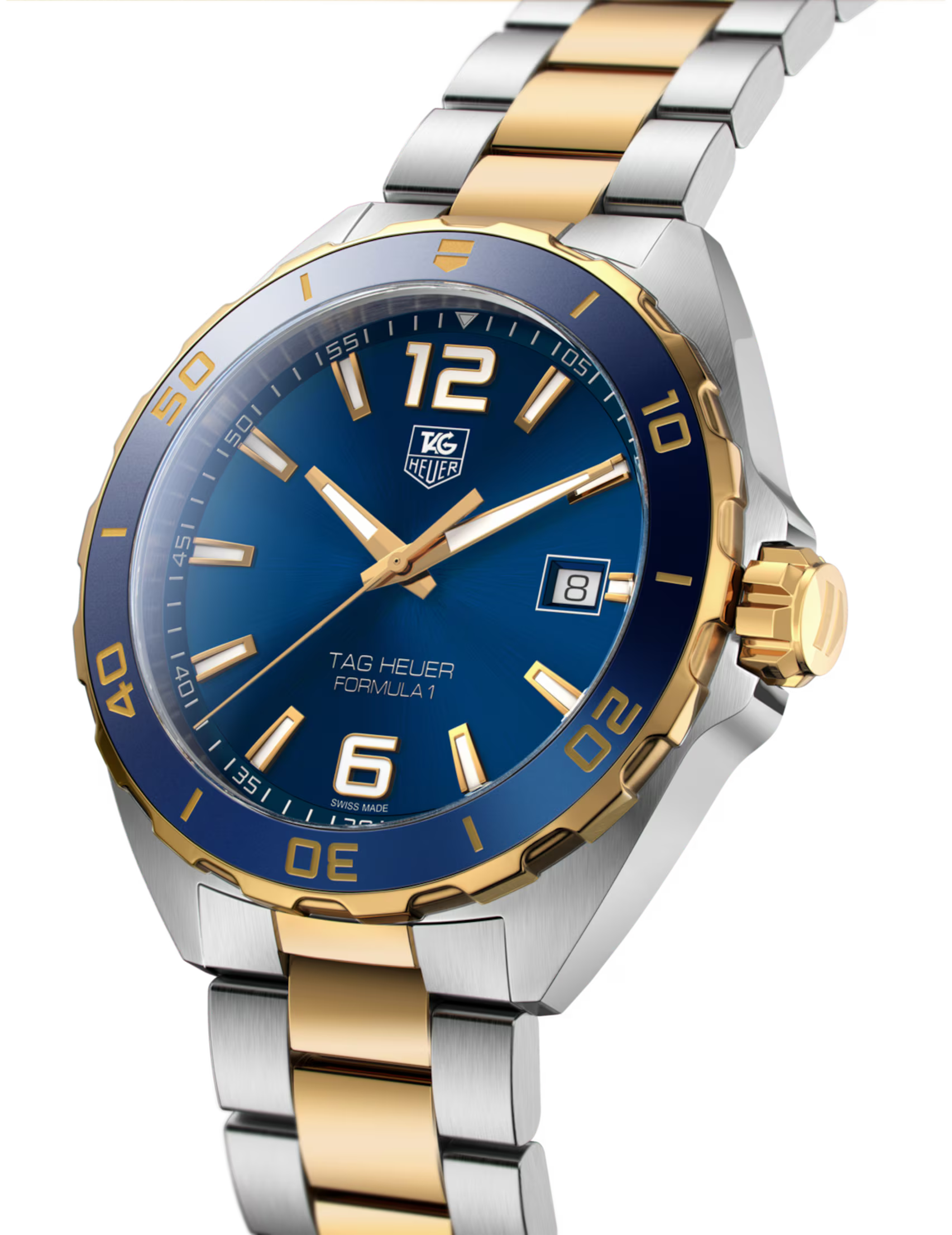 TAG Heuer WAZ1120.BB0879 Formula 1 41mm Quartz Bicolour Mens Watch - Luxverse