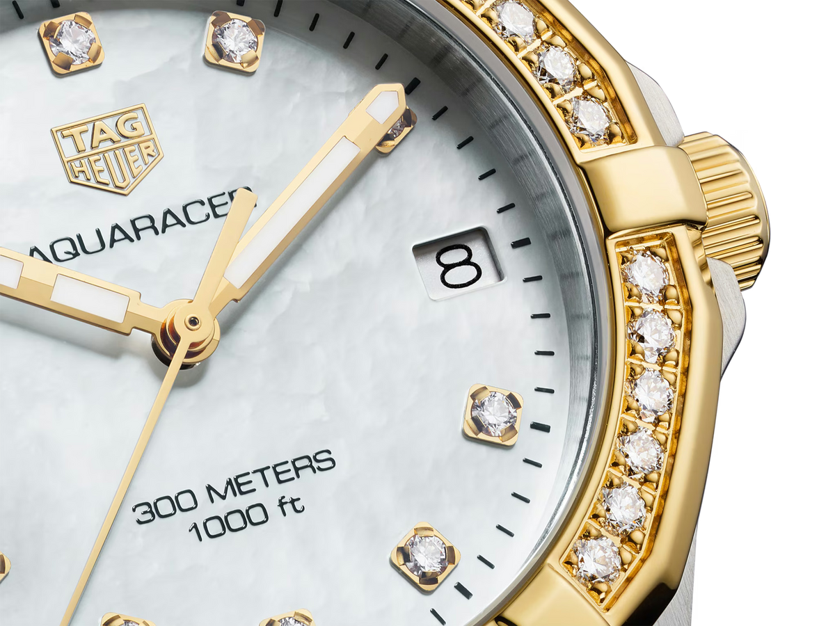 TAG Heuer WBD1323.BB0320 Aquaracer 32mm Stainless Steel and Yellow Gold - Luxverse
