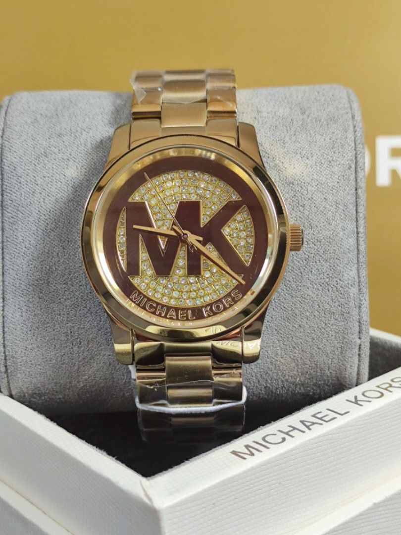 Michael Kors Runway MK5852 Women's Gold Stainless Steel Watch
