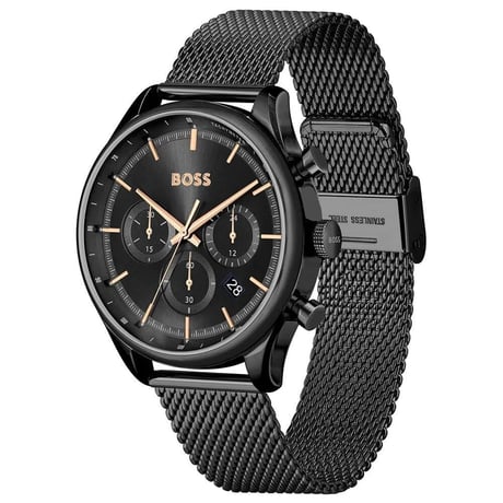 Hugo Boss HB1514065 Black Dial, 45mm – Men's Wristwatch - Luxverse