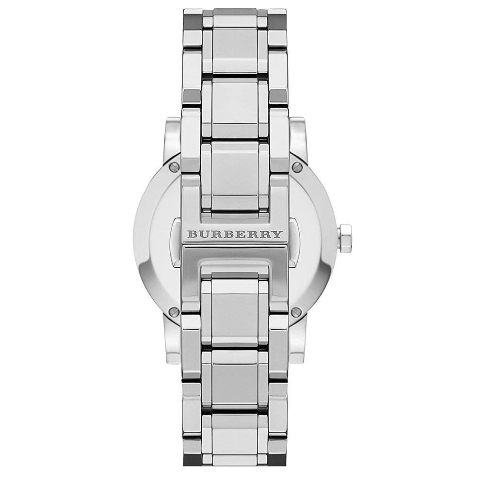 Burberry Large Check Bracelet Silver Dial BU9100 – Unisex Watch - Luxverse