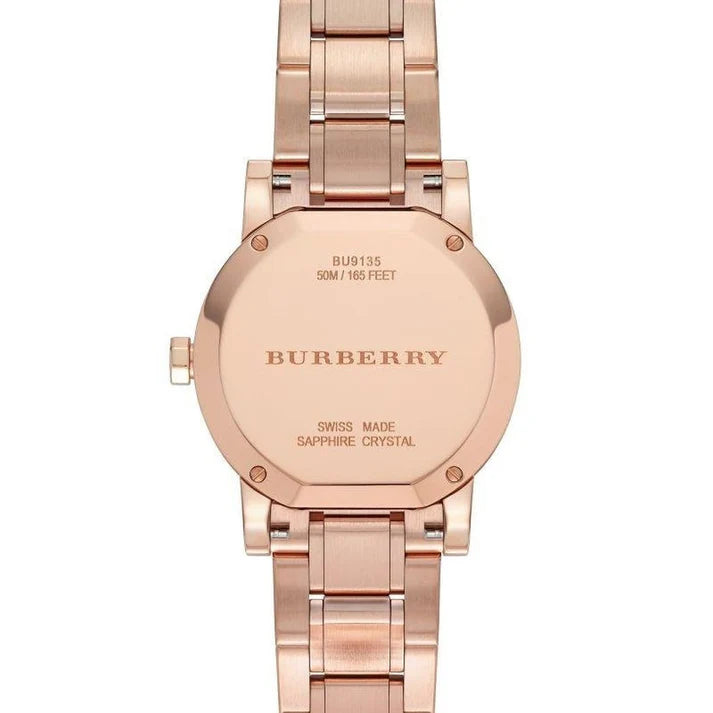 Burberry The City Brown Rose Gold BU9135 – Women’s Watch - Luxverse
