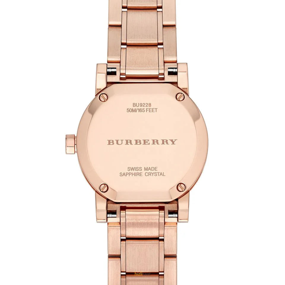 Burberry The City Petite Beige Dial Rose Gold-tone BU9228 – Women’s Watch - Luxverse