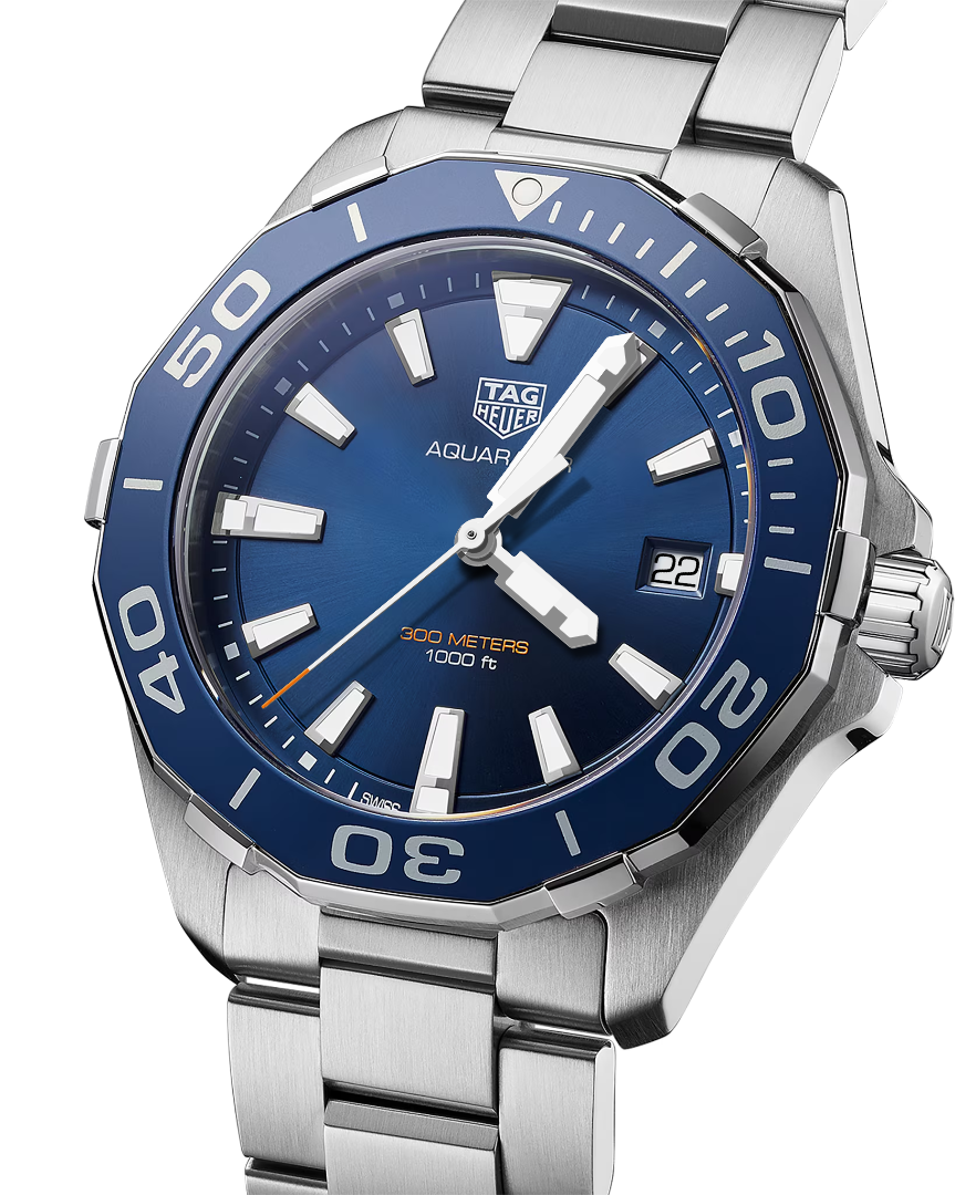 TAG Heuer WAY111C.BA0928 Aquaracer Mens Quartz 41mm Mens Watch - Luxverse