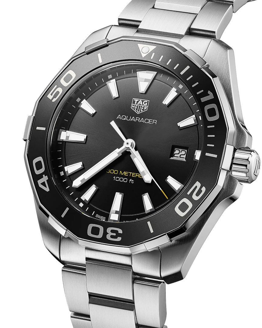TAG Heuer WAY101A.BA0746 Aquaracer 300M Quartz 43mm Mens Watch - Luxverse