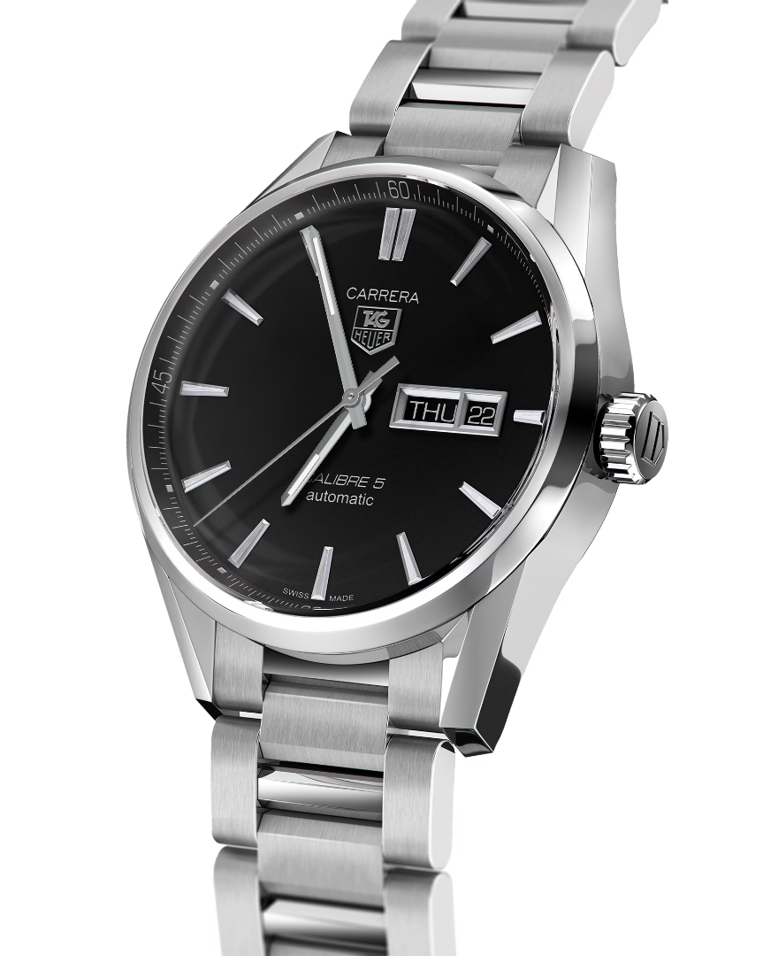 TAG Heuer WAR201A.BA0723 Carrera Calibre 5 41mm Automatic - Luxverse